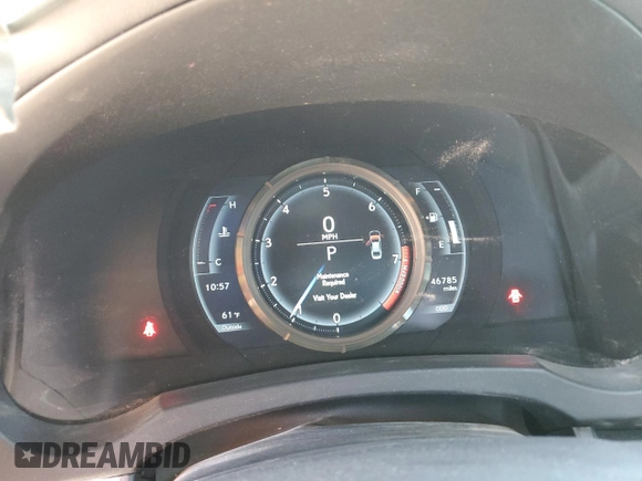 2020 Lexus IS 350 F Sport with VIN JTHGZ1B28L5037117, listed as a Copart auction lot 44354515 with 46,785 mi miles and Salvage title. Bid and sale history available at DreamBid. Image 9.