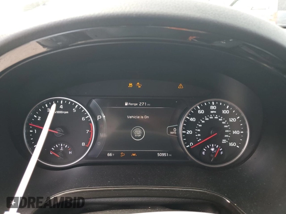 2021 Kia Seltos SX with VIN KNDETCA20M7078855, listed as a Copart auction lot 58071695 with 50,951 mi miles and Salvage title. Bid and sale history available at DreamBid. Image 9.