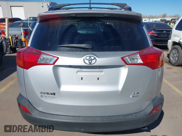 2015 Toyota RAV4 LE with VIN JTMBFREV2FD127754, listed as a IAAI auction lot 41877447 with 111,678 mi miles and . Bid and sale history available at DreamBid. Image 16.