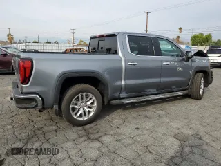 2019 GMC Sierra 1500 with VIN 1GTU8DED2KZ214340, listed as a Copart auction lot 42968745 with 44,313 mi miles and Salvage Title. Bid and sale history available at DreamBid. Image 3.