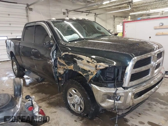 2018 Ram 2500 Tradesman with VIN 3C6UR5CJ3JG121229, listed as a IAAI auction lot 41679189 with 95,956 mi miles and . Bid and sale history available at DreamBid. Image 1.