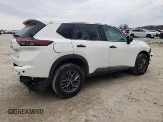 2024 Nissan Rogue S with VIN 5N1BT3AB9RC702763, listed as a Copart auction lot 46627375 with 24,268 mi miles and Clean Title. Bid and sale history available at carsss.com. Image 3.
