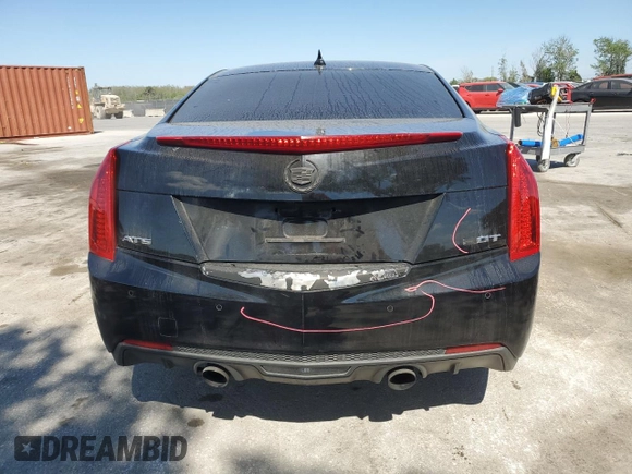 2013 Cadillac ATS Premium with VIN 1G6AE5SX5D0126554, listed as a Copart auction lot 50601095 with 124,462 mi miles and Salvage Title. Bid and sale history available at carsss.com. Image 6.