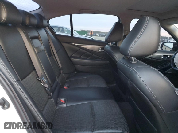 2017 Infiniti Q50 Red Sport 400 with VIN JN1FV7AR4HM870312, listed as a Copart auction lot 44147645 with 118,864 mi miles and Salvage Title. Bid and sale history available at carsss.com. Image 10.