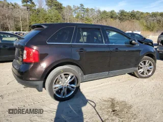 2013 Ford Edge Limited with VIN 2FMDK4KC2DBC10500, listed as a Copart auction lot 47245535 with 167,001 mi miles and Salvage Title. Bid and sale history available at carsss.com. Image 3.