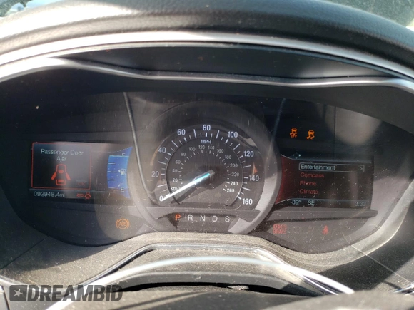 2016 Ford Fusion SE with VIN 3FA6P0H75GR326612, listed as a Copart auction lot 46236013 with 92,948 mi miles and Salvage Title. Bid and sale history available at DreamBid. Image 9.