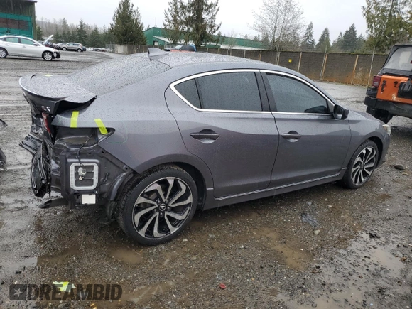 2017 Acura ILX w/Premium/A-SPEC Pkg with VIN 19UDE2F8XHA009582, listed as a Copart auction lot 85541084 with 65,836 mi miles and Salvage Title. Bid and sale history available at carsss.com. Image 3.