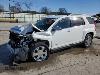 2012 GMC Terrain SLT-1 with VIN 2GKFLUE57C6395792, listed as a Copart auction lot 46750335 with 100,996 mi miles and Salvage Title. Bid and sale history available at carsss.com. Image 1.