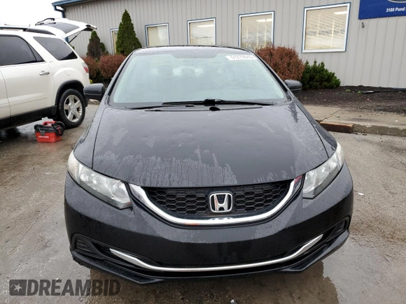 2015 Honda Civic LX with VIN 19XFB2F5XFE093774, listed as a Copart auction lot 51279845 with 81,230 mi miles and Salvage Title. Bid and sale history available at carsss.com. Image 5.