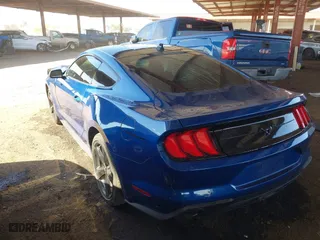 2022 Ford Mustang EcoBoost with VIN 1FA6P8TH5N5140485, listed as a IAAI auction lot 41744879 with 25,348 mi miles. Bid and sale history available at carsss.com. Image 3.