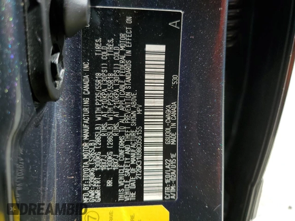 2008 Lexus RX 350 z VIN 2T2GK31U98C056155, wystawiony jako Copart lot #57622095 z przebiegiem 133 894 mil mil oraz Szkoda całkowita • Salvage title. Historia ofert i sprzedaży dostępna na DreamBid. Obrazek 13.