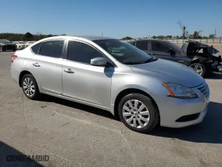 2014 Nissan Sentra SV with VIN 3N1AB7AP3EL696658, listed as a Copart auction lot 48518985 with 44,327 mi miles and Non Repairable. Bid and sale history available at carsss.com. Image 4.