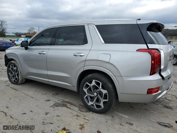 2022 Hyundai Palisade Calligraphy with VIN KM8R74HE2NU376530, listed as a Copart auction lot 81682284 with 38,743 mi miles and Clean Title. Bid and sale history available at carsss.com. Image 2.
