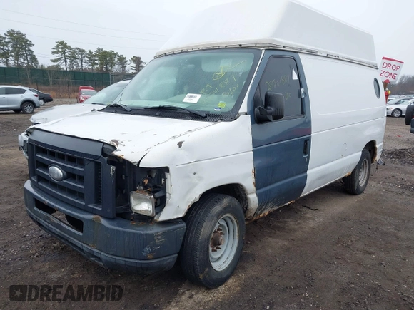 2012 Ford Econoline Cargo Commercial with VIN 1FTNE1EW9CDA01574, listed as a IAAI auction lot 41647869 with Not Provided miles and . Bid and sale history available at carsss.com. Image 2.
