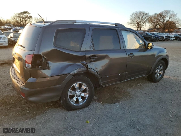 2009 Kia Borrego LX with VIN KNDJJ741095028068, listed as a Copart auction lot 46903695 with 126,603 mi miles and Salvage Title. Bid and sale history available at carsss.com. Image 3.