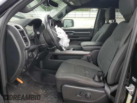2022 Ram 1500 Big Horn with VIN 1C6SRFFT5NN448240, listed as a Copart auction lot 58556525 with 45,591 mi miles and Salvage title. Bid and sale history available at DreamBid. Image 7.