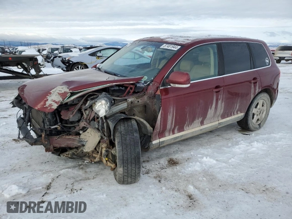 2005 Volkswagen Touareg with VIN WVGZG77L95D082012, listed as a Copart auction lot 87481944 with Not provided miles and Clean title. Bid and sale history available at DreamBid. Image 1.