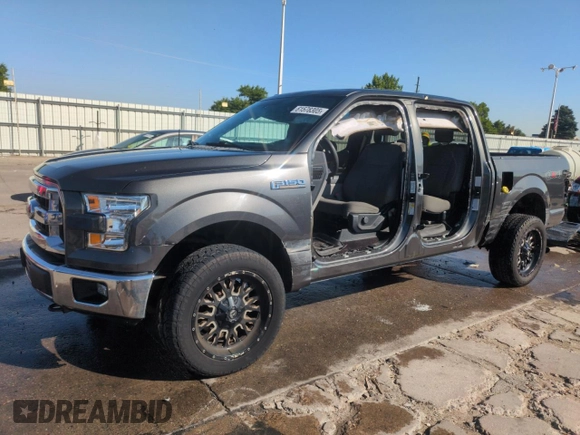 2015 Ford F-150 XLT with VIN 1FTEW1EF2FFC55441, listed as a Copart auction lot 61578305 with 109,975 mi miles and Salvage title. Bid and sale history available at DreamBid. Image 1.