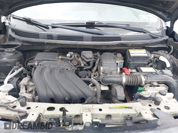 2014 Nissan Versa SV with VIN 3N1CN7AP7EL811097, listed as a IAAI auction lot 42051169 with 121,761 mi miles. Bid and sale history available at carsss.com. Image 10.