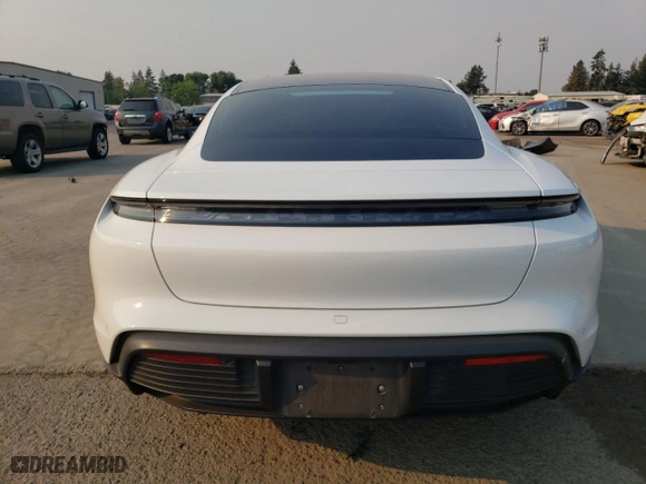 2021 Porsche Taycan with VIN WP0AA2Y17MSA16980, listed as a Copart auction lot 67122744 with NaN miles and Salvage Title. Bid and sale history available at carsss.com. Image 6.