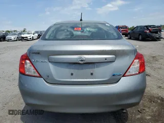 2014 Nissan Versa S with VIN 3N1CN7AP5EL864820, listed as a Copart auction lot 53992555 with 0 mi miles and Salvage Title. Bid and sale history available at carsss.com. Image 6.