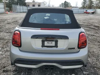 2023 MINI Convertible Cooper S with VIN WMW43DL02P3P98888, listed as a Copart auction lot 51254145 with 7,942 mi miles and Salvage Title. Bid and sale history available at carsss.com. Image 6.