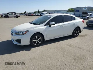 2019 Subaru Impreza Premium with VIN 4S3GKAD6XK3625441, listed as a Copart auction lot 61672955 with 42,341 mi miles and Salvage title. Bid and sale history available at DreamBid. Image 1.