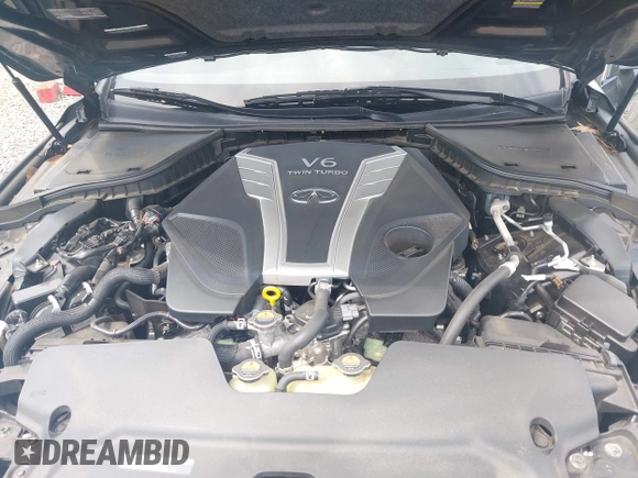2018 Infiniti Q50 Red Sport 400 with VIN JN1FV7AR2JM481061, listed as a IAAI auction lot 42362510 with 70,028 mi miles and . Bid and sale history available at DreamBid. Image 10.