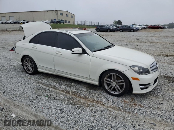 2012 Mercedes-Benz C-Class C 300 Sport with VIN WDDGF8BB3CR233158, listed as a Copart auction lot 49385975 with 132,074 mi miles and Salvage Title. Bid and sale history available at carsss.com. Image 4.