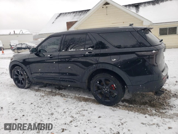 2021 Ford Explorer ST with VIN 1FM5K8GC8MGA03204, listed as a Copart auction lot 87407344 with 62,416 mi miles and Salvage Title. Bid and sale history available at carsss.com. Image 2.