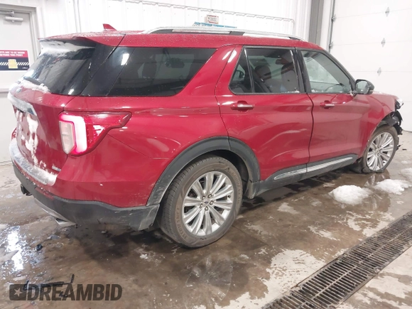2020 Ford Explorer Limited with VIN 1FMSK8FH0LGA16236, listed as a IAAI auction lot 41915471 with 58,846 mi miles. Bid and sale history available at carsss.com. Image 4.