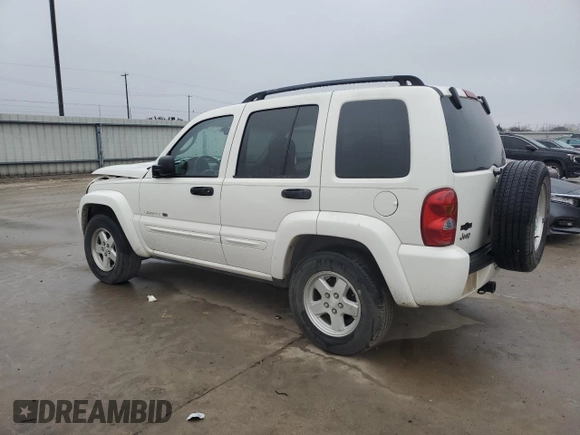 2003 Jeep Liberty Limited with VIN 1J4GK58K83W504657, listed as a Copart auction lot 43963775 with 123,449 mi miles and Salvage Title. Bid and sale history available at carsss.com. Image 2.