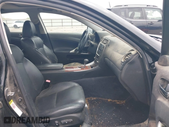 2008 Lexus IS 250 with VIN JTHCK262082019982, listed as a IAAI auction lot 42362391 with 202,105 mi miles and . Bid and sale history available at DreamBid. Image 5.