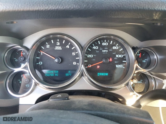2010 Chevrolet Silverado 1500 LT with VIN 3GCRCSE08AG235827, listed as a Copart auction lot 46682415 with 152,788 mi miles and Salvage Title. Bid and sale history available at carsss.com. Image 9.