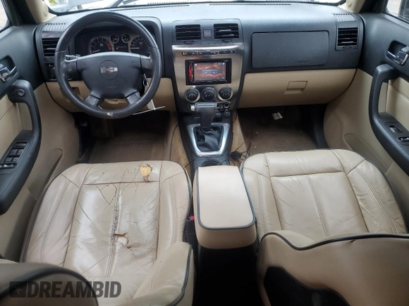 2007 Hummer H3 SUV z VIN 5GTDN13E478127046, wystawiony jako Copart lot #56410665 z przebiegiem 218 159 mil mil oraz Szkoda całkowita • Salvage title. Historia ofert i sprzedaży dostępna na DreamBid. Obrazek 8.