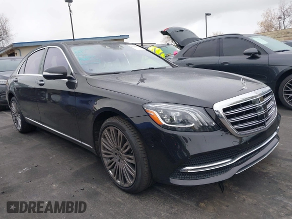 2020 Mercedes-Benz S-Class S 560 with VIN WDDUG8DB3LA509043, listed as a IAAI auction lot 41740807 with 39,391 mi miles. Bid and sale history available at carsss.com. Image 1.