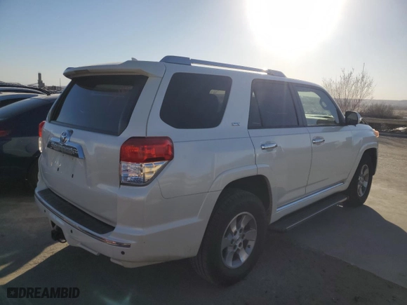 2010 Toyota 4Runner SR5 with VIN JTEZU5JR5A5011971, listed as a Copart auction lot 47256205 with 191,396 mi miles and Salvage Title. Bid and sale history available at carsss.com. Image 3.