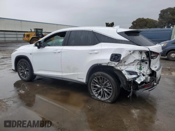 2021 Lexus RX with VIN 2T2YGMDA4MC058886, listed as a Copart auction lot 80092634 with 82,460 mi miles and Salvage Title. Bid and sale history available at carsss.com. Image 2.