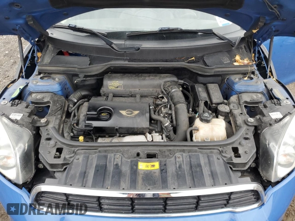 2012 MINI Countryman S with VIN WMWZC5C57CWL62540, listed as a Copart auction lot 43735105 with 86,558 mi miles and Salvage Title. Bid and sale history available at DreamBid. Image 11.