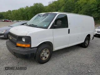 2013 Chevrolet Express Cargo z VIN 1GCWGFCA6D1160557, wystawiony jako Copart lot #58167385 z przebiegiem 171 914 mil mil oraz Szkoda całkowita • Salvage title. Historia ofert i sprzedaży dostępna na DreamBid. Obrazek 1.