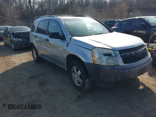 2005 Chevrolet Equinox LS with VIN 2CNDL23F956077853, listed as a IAAI auction lot 41232745 with 0 mi miles. Bid and sale history available at carsss.com. Image 1.