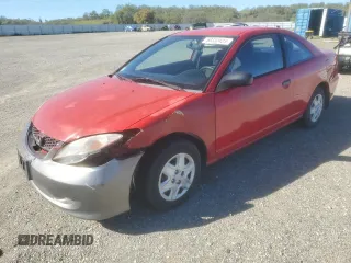 2005 Honda Civic Cpe VP with VIN 1HGEM22155L061234, listed as a Copart auction lot 50332425 with 208,334 mi miles and Salvage Title. Bid and sale history available at carsss.com. Image 1.