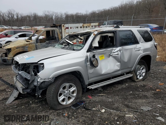 2022 Toyota 4Runner SR5 Premium with VIN JTENU5JR4N6055278, listed as a Copart auction lot 44528505 with Not provided miles and Non repairable. Bid and sale history available at DreamBid. Image 1.