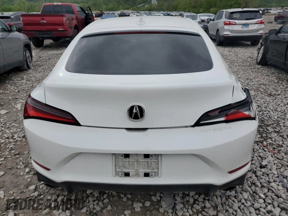 2024 Acura Integra with VIN 19UDE4H20RA004848, listed as a Copart auction lot 54493235 with 48,478 mi miles and Salvage title. Bid and sale history available at DreamBid. Image 6.
