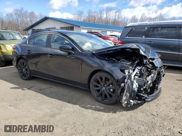 2025 Mazda 3 S Select Sport with VIN JM1BPABM7S1760319, listed as a Copart auction lot 48072345 with 3,558 mi miles and Clean Title. Bid and sale history available at DreamBid. Image 4.