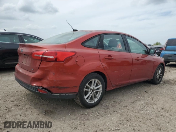 2018 Ford Focus SE with VIN 1FADP3F21JL316763, listed as a Copart auction lot 50241445 with 104,830 mi miles and Salvage Title. Bid and sale history available at carsss.com. Image 3.