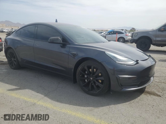 2018 Tesla Model 3 Long Range Battery with VIN 5YJ3E1EA4JF110168, listed as a Copart auction lot 50425285 with 109,295 mi miles and Salvage Title. Bid and sale history available at DreamBid. Image 4.