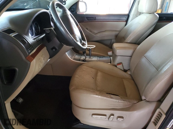 2009 Hyundai Veracruz GLS with VIN KM8NU13CX9U082813, listed as a Copart auction lot 49633575 with 183,370 mi miles and Salvage title. Bid and sale history available at DreamBid. Image 7.