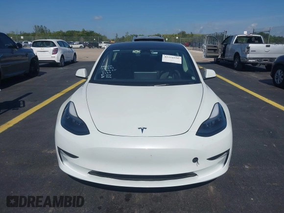 2023 Tesla Model 3 with VIN 5YJ3E1EA0PF548498, listed as a IAAI auction lot 42334326 with 17,674 mi miles and . Bid and sale history available at DreamBid. Image 13.