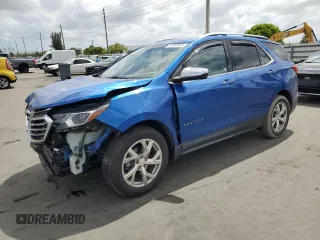 2019 Chevrolet Equinox Premier z VIN 3GNAXNEV1KS555009, wystawiony jako Copart lot #54659925 z przebiegiem 70 649 mil mil oraz Szkoda całkowita • Salvage title. Historia ofert i sprzedaży dostępna na DreamBid. Obrazek 1.
